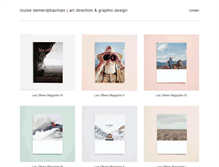 Tablet Screenshot of louisedemj.com